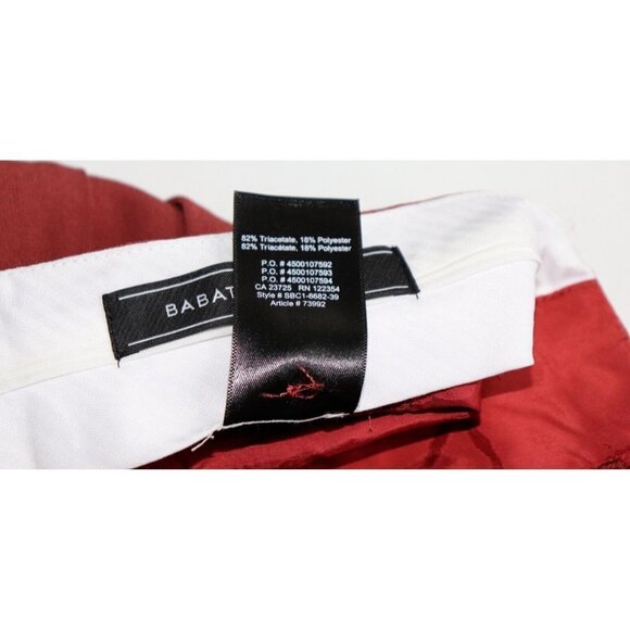 Aritzia Babaton Atelier Burgundy Red Size 00 Trouser Elastic Cuff Work Pant $148 - Picture 4 of 5